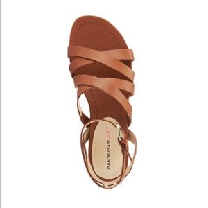 Isaacmizrahi Live! Gladiator Sandals leather upper
